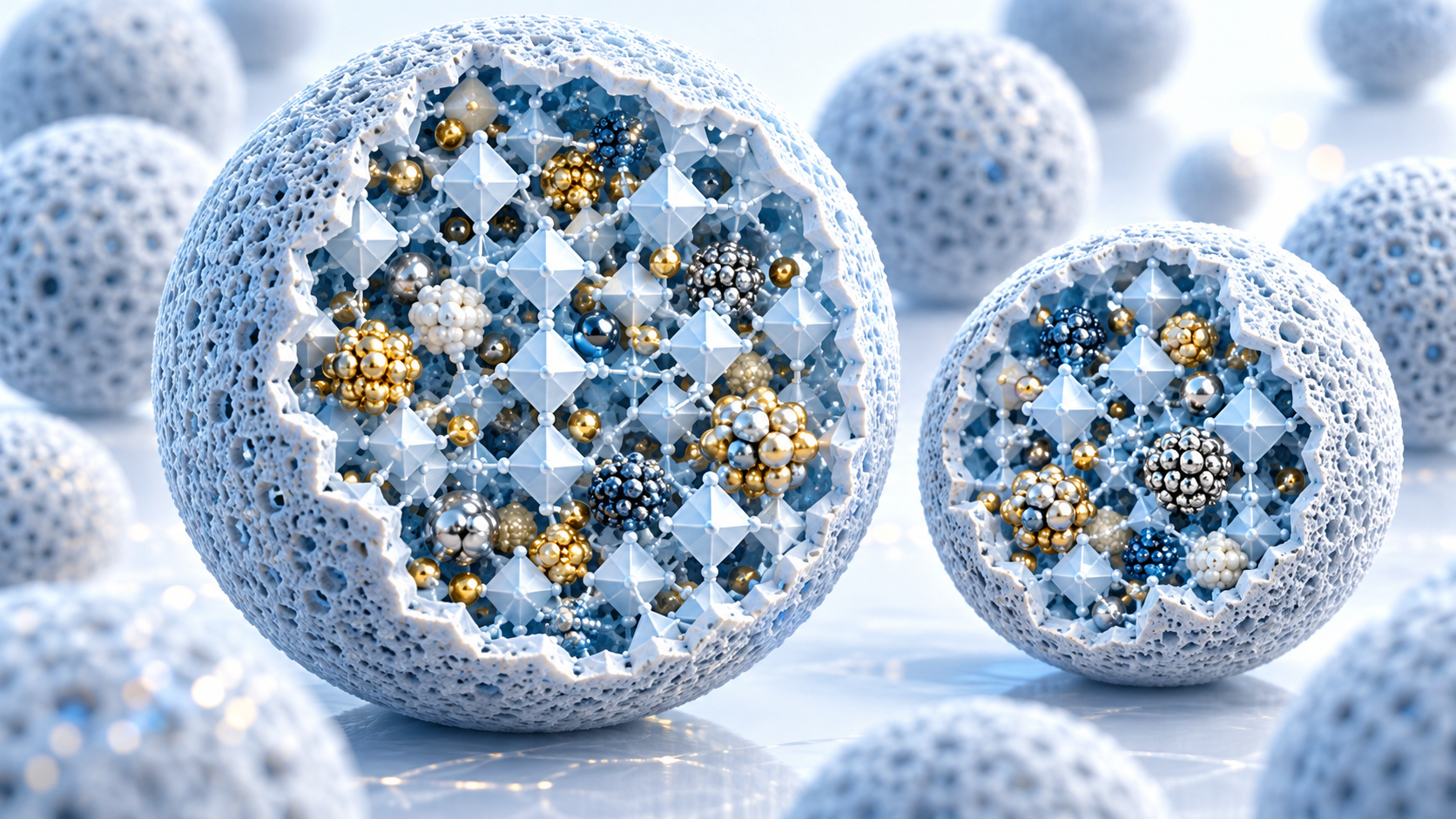 Functional UiO-66 composite bead with embedded nanoparticles